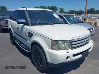 2007 Land Rover Range Rover Sport SC with VIN SALSH23457A991785, listed as a IAAI auction lot 43087532 with 211,221 mi miles and . Bid and sale history available at DreamBid. Image 1.
