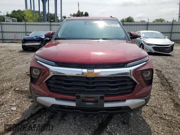 2024 Chevrolet TrailBlazer LT with VIN KL79MPS20RB054660, listed as a Copart auction lot 69027315 with 13,504 mi miles and Salvage title. Bid and sale history available at DreamBid. Image 5.