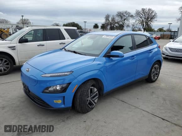 2022 Hyundai Kona SEL с VIN KM8K33AG4NU153604, выставлен на аукционе Copart как лот 47604355 с пробегом 95 034 миль миль и Списание • Salvage title. История ставок и продаж доступна на DreamBid. Изображение 1.