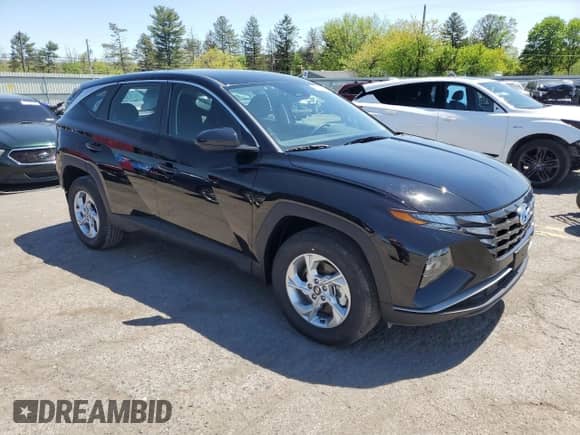 2024 Hyundai Tucson with VIN NMJACDE2RH415570, listed as a Copart auction lot 55420445 with 4,186 mi miles and Salvage title. Bid and sale history available at DreamBid. Image 4.
