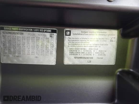 2016 GMC Sierra 1500 SLE с VIN 1GTV2MECXGZ421384, выставлен на аукционе IAAI как лот 43385466 с пробегом 79 627 миль миль и . История ставок и продаж доступна на DreamBid. Изображение 9.