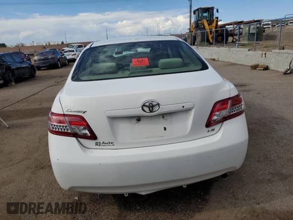 2011 Toyota Camry LE with VIN 4T1BF3EK6BU691982, listed as a Copart auction lot 69937735 with Not provided miles and Salvage title. Bid and sale history available at DreamBid. Image 6.