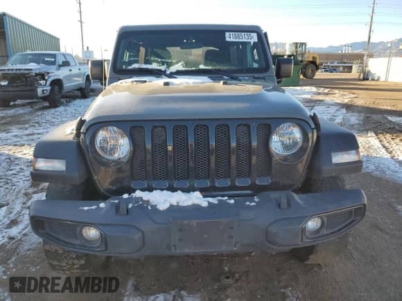 2022 Jeep Wrangler Unlimited Willys Sport с VIN 1C4HJXDN6NW142016, выставлен на аукционе Copart как лот 41885135 с пробегом 54 638 миль миль и Списание • Salvage title. История ставок и продаж доступна на DreamBid. Изображение 5.