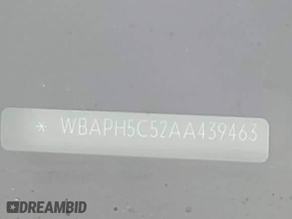 2010 BMW 3 Series 328i с VIN WBAPH5C52AA439463, выставлен на аукционе IAAI как лот 42887420 с пробегом 133 355 миль миль и . История ставок и продаж доступна на DreamBid. Изображение 9.