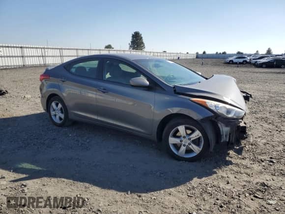 2013 Hyundai Elantra GLS z VIN 5NPDH4AE3DH376910, wystawiony jako Copart lot #81905555 z przebiegiem 99 526 mil mil oraz Szkoda całkowita • Salvage title. Historia ofert i sprzedaży dostępna na DreamBid. Obrazek 4.