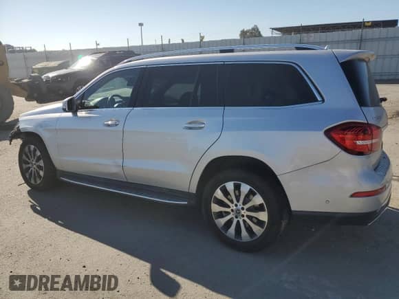 2019 Mercedes-Benz GLS 450 z VIN 4JGDF6EE1KB240765, wystawiony jako Copart lot #80862165 z przebiegiem 113 047 mil mil oraz Szkoda całkowita • Salvage title. Historia ofert i sprzedaży dostępna na DreamBid. Obrazek 2.