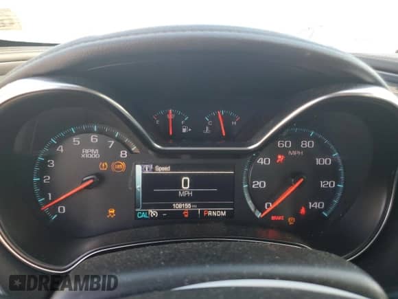 2015 Chevrolet Impala LTZ with VIN 2G1165S35F9183586, listed as a Copart auction lot 72040875 with 108,155 mi miles and Salvage title. Bid and sale history available at DreamBid. Image 9.