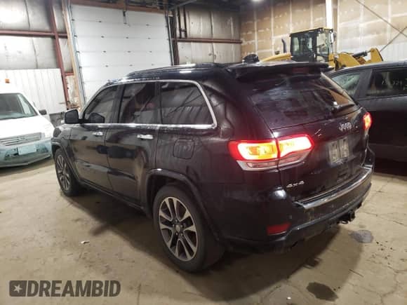 2018 Jeep Grand Cherokee Overland with VIN 1C4RJFCG0JC107307, listed as a Copart auction lot 69876125 with 204,941 mi miles and Salvage title. Bid and sale history available at DreamBid. Image 2.