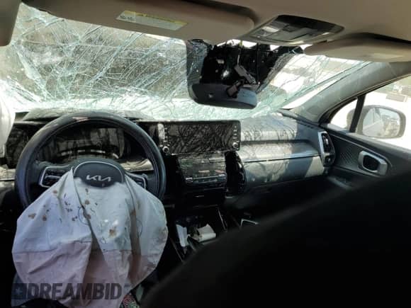 2024 Kia Sorento EX with VIN KNDRHDLG6R5247314, listed as a Copart auction lot 57088265 with Not provided miles and Salvage title. Bid and sale history available at DreamBid. Image 8.