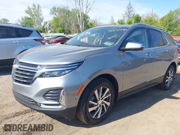 2024 Chevrolet Equinox Premier z VIN 3GNAXXEG2RL324878, wystawiony jako IAAI lot #42232286 z przebiegiem 11 558 mil mil oraz . Historia ofert i sprzedaży dostępna na DreamBid. Obrazek 2.