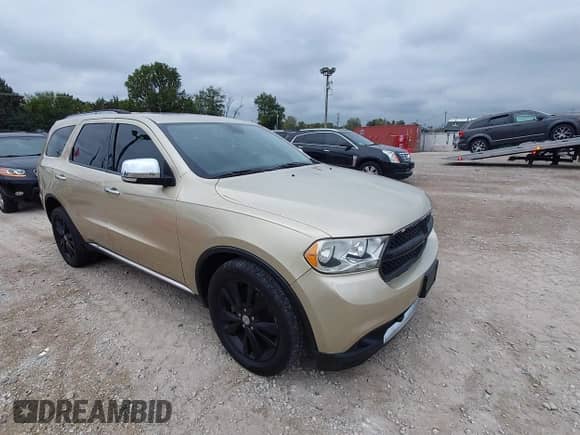 2011 Dodge Durango Crew with VIN 1D4SE4GT2BC693319, listed as a IAAI auction lot 43466194 with 196,937 mi miles and . Bid and sale history available at DreamBid. Image 1.