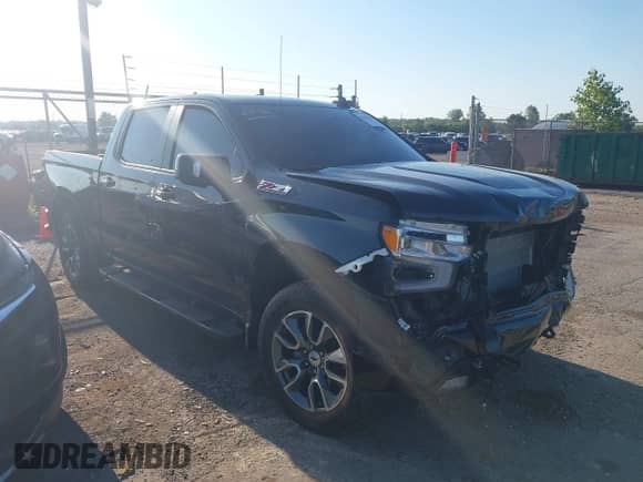 2023 Chevrolet Silverado 1500 RST with VIN 2GCUDEED0P1111340, listed as a IAAI auction lot 43061790 with 3,796 mi miles and . Bid and sale history available at DreamBid. Image 1.
