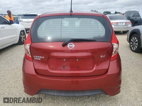 2017 Nissan Note SV with VIN 3N1CE2CP3HL364255, listed as a Copart auction lot 74416694 with Not provided miles and Salvage title. Bid and sale history available at DreamBid. Image 6.