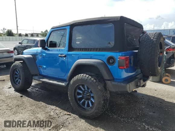 2022 Jeep Wrangler Sport S z VIN 1C4HJXAGXNW271320, wystawiony jako Copart lot #63570705 z przebiegiem 14 840 mil mil oraz Szkoda całkowita • Salvage title. Historia ofert i sprzedaży dostępna na DreamBid. Obrazek 2.