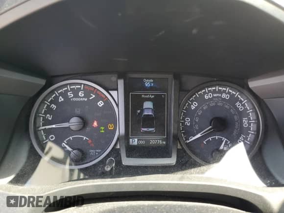 2022 Toyota Tacoma SR z VIN 3TYSZ5AN4NT074178, wystawiony jako Copart lot #67775625 z przebiegiem 20 776 mil mil oraz Szkoda całkowita • Salvage title. Historia ofert i sprzedaży dostępna na DreamBid. Obrazek 9.