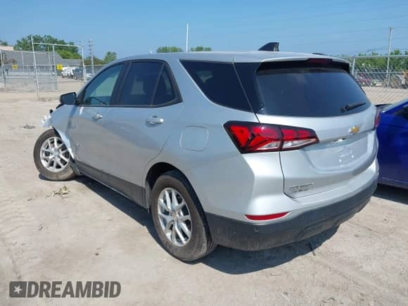 2022 Chevrolet Equinox LS with VIN 3GNAXHEV7NS104916, listed as a IAAI auction lot 42724906 with 21,451 mi miles and . Bid and sale history available at DreamBid. Image 3.