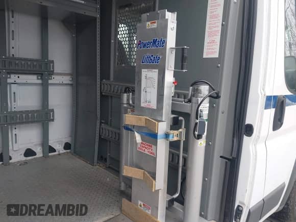 2018 Ram ProMaster Cargo с VIN 3C6URVHG7JE116351, выставлен на аукционе IAAI как лот 41564858 с пробегом 64 651 миль миль и . История ставок и продаж доступна на DreamBid. Изображение 20.