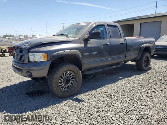 2004 Dodge 2500 SLT with VIN 3D7KU28C64G122702, listed as a Copart auction lot 68051125 with 240,757 mi miles and Salvage title. Bid and sale history available at DreamBid. Image 1.