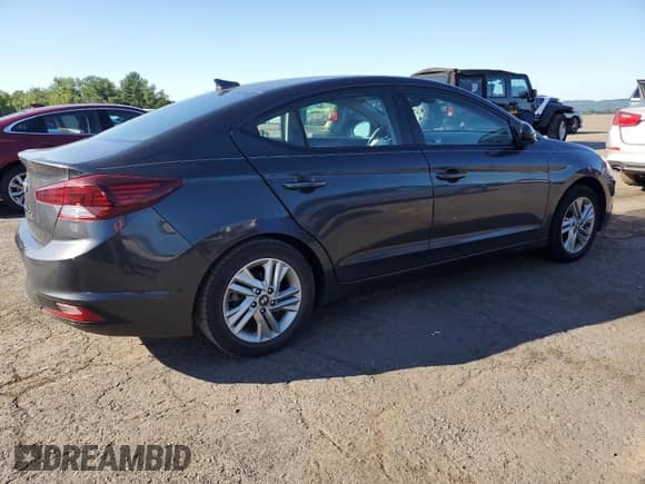 2020 Hyundai Elantra SEL with VIN 5NPD84LF8LH581059, listed as a Copart auction lot 70002815 with 95,884 mi miles and Salvage title. Bid and sale history available at DreamBid. Image 3.