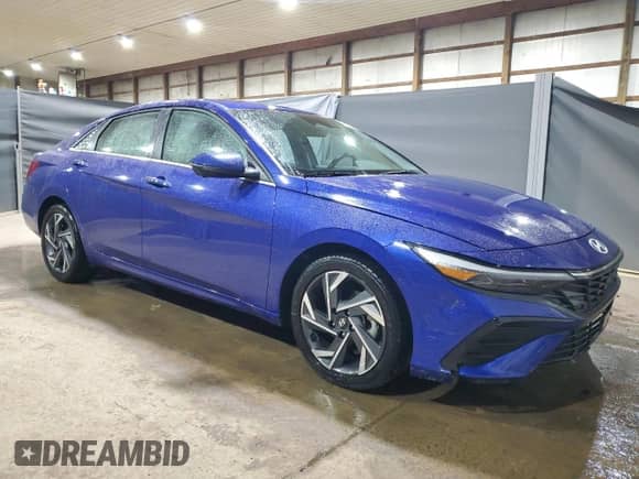 2024 Hyundai Elantra Limited z VIN KMHLP4DG6RU733890, wystawiony jako Copart lot #89892325 z przebiegiem 44 503 mil mil oraz Czysty tytuł • Clean title. Historia ofert i sprzedaży dostępna na DreamBid. Obrazek 4.