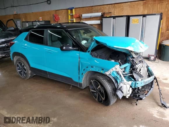 2021 Chevrolet TrailBlazer RS with VIN KL79MTSL5MB162721, listed as a Copart auction lot 80012335 with 80,229 mi miles and Non repairable. Bid and sale history available at DreamBid. Image 4.