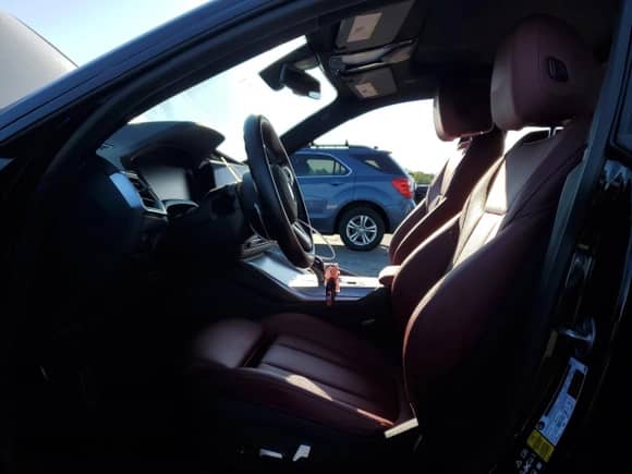 2023 BMW 4 Series M440i xDrive with VIN WBA13AW01PFN56251, listed as a Copart auction lot 69273584 with 14,857 mi miles and Salvage title. Bid and sale history available at DreamBid. Image 7.