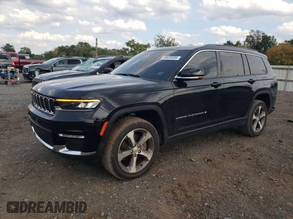 2024 Jeep Grand Cherokee Limited с VIN 1C4RJKBG9R8521985, выставлен на аукционе Copart как лот 69839305 с пробегом 28 829 миль миль и Списание • Salvage title. История ставок и продаж доступна на DreamBid. Изображение 1.