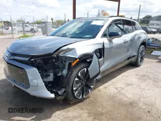 2024 Chevrolet Blazer EV eAWD RS z VIN 3GNKDCRJ2RS232834, wystawiony jako IAAI lot #41919885 z przebiegiem 842 mil mil oraz . Historia ofert i sprzedaży dostępna na DreamBid. Obrazek 2.