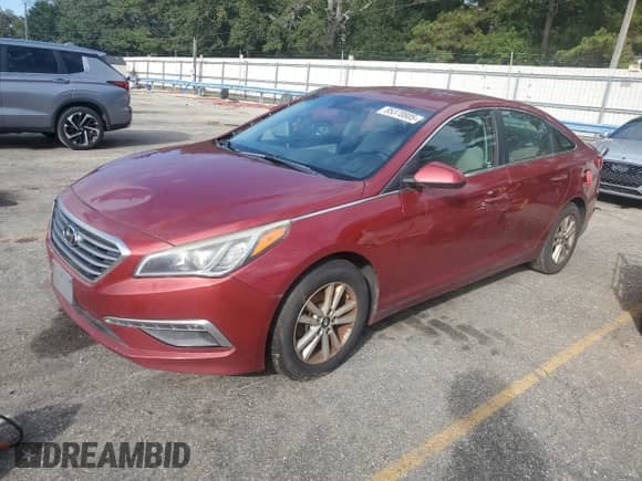 2015 Hyundai Sonata SE with VIN 5NPE24AFXFH124489, listed as a Copart auction lot 85370805 with 215,054 mi miles and Clean title. Bid and sale history available at DreamBid. Image 1.