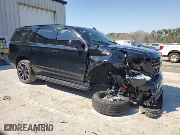 2024 Chevrolet Tahoe RST with VIN 1GNSKRKD5RR344530, listed as a Copart auction lot 46502545 with 13,553 mi miles and Salvage title. Bid and sale history available at DreamBid. Image 4.