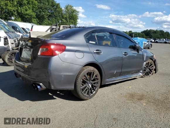 2020 Subaru WRX with VIN JF1VA1A61L9810559, listed as a Copart auction lot 71215395 with 84,597 mi miles and Salvage title. Bid and sale history available at DreamBid. Image 3.