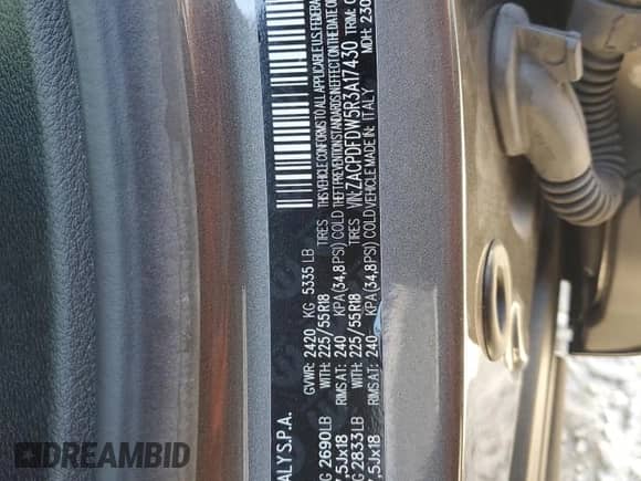 2024 Dodge Hornet R/T Plus с VIN ZACPDFDW5R3A17430, выставлен на аукционе Copart как лот 84049874 с пробегом 3 774 миль миль и Списание • Salvage title. История ставок и продаж доступна на DreamBid. Изображение 14.