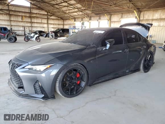 2024 Lexus IS 350 F Sport z VIN JTHGZ1B28R5077707, wystawiony jako Copart lot #84012715 z przebiegiem 23 851 mil mil oraz Szkoda całkowita • Salvage title. Historia ofert i sprzedaży dostępna na DreamBid. Obrazek 1.