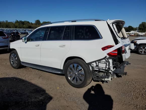 2018 Mercedes-Benz GLS 450 z VIN 4JGDF6EEXJB153297, wystawiony jako Copart lot #85009365 z przebiegiem 119 717 mil mil oraz Szkoda całkowita • Salvage title. Historia ofert i sprzedaży dostępna na DreamBid. Obrazek 2.