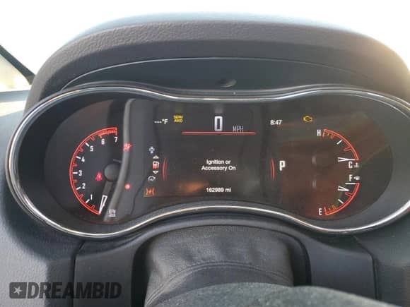 2016 Dodge Durango Citadel Anodized Platinum with VIN 1C4SDJET1GC424883, listed as a Copart auction lot 84747874 with 162,989 mi miles and Salvage title. Bid and sale history available at DreamBid. Image 9.