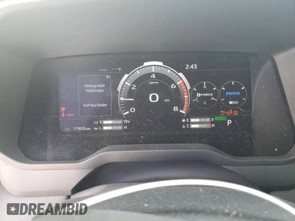 2023 Toyota Tundra TRD Pro Hybrid with VIN 5TFPC5DB1PX024226, listed as a Copart auction lot 81860945 with 17,403 mi miles and Salvage title. Bid and sale history available at DreamBid. Image 9.