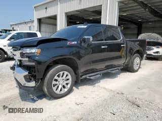 2021 Chevrolet Silverado 1500 LTZ with VIN 3GCUYGEL5MG339876, listed as a Copart auction lot 67547785 with 68,039 mi miles and Salvage title. Bid and sale history available at DreamBid. Image 1.