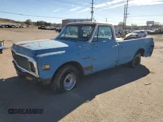 1971 Chevrolet Silverado 1500 z VIN CE141Z604592, wystawiony jako Copart lot #80308334 z przebiegiem 83 335 mil mil oraz Czysty tytuł • Clean title. Historia ofert i sprzedaży dostępna na DreamBid. Obrazek 1.