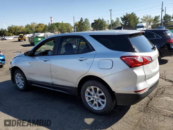 2021 Chevrolet Equinox LS z VIN 3GNAXSEVXMS130096, wystawiony jako Copart lot #81244635 z przebiegiem Nie podano mil oraz Nie do naprawy • Non repairable. Historia ofert i sprzedaży dostępna na DreamBid. Obrazek 2.