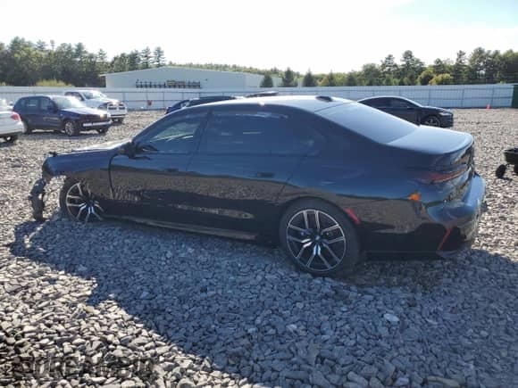 2024 BMW 7 Series 740i xDrive with VIN WBA33EH08RCS19237, listed as a Copart auction lot 70694684 with Not provided miles and Salvage title. Bid and sale history available at DreamBid. Image 2.