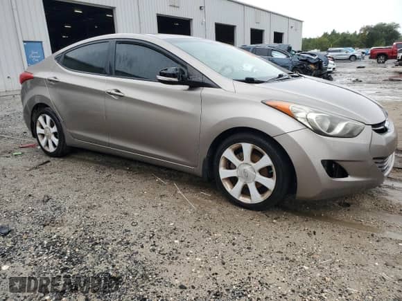 2012 Hyundai Elantra Limited with VIN 5NPDH4AE3CH136190, listed as a Copart auction lot 85380815 with 147,854 mi miles and Salvage title. Bid and sale history available at DreamBid. Image 4.