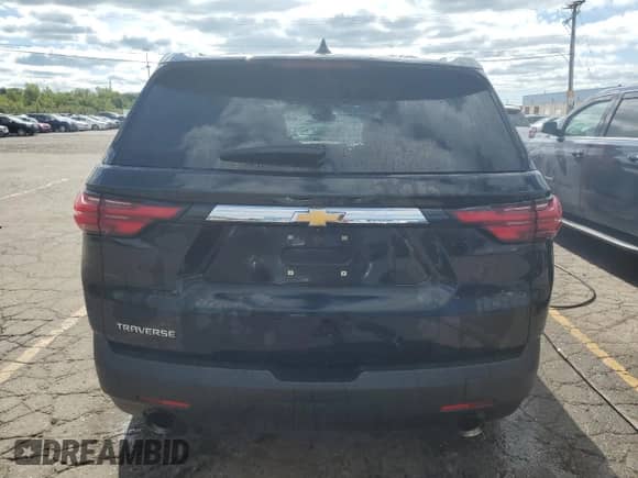 2022 Chevrolet Traverse LS with VIN 1GNERFKW6NJ145603, listed as a Copart auction lot 70487345 with 93,527 mi miles and Non repairable. Bid and sale history available at DreamBid. Image 6.