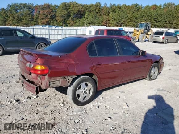 2003 Chevrolet Malibu LS z VIN 1G1NE52J83M615167, wystawiony jako Copart lot #77871764 z przebiegiem 281 295 mil mil oraz Nie do naprawy • Non repairable. Historia ofert i sprzedaży dostępna na DreamBid. Obrazek 3.