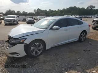 2019 Honda Accord EX-L with VIN 1HGCV2F52KA021654, listed as a Copart auction lot 70602065 with 64,267 mi miles and Salvage title. Bid and sale history available at DreamBid. Image 1.