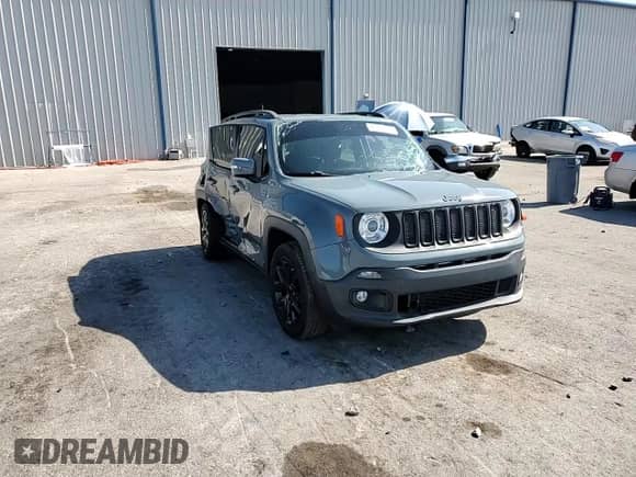 2018 Jeep Renegade Altitude with VIN ZACCJABB0JPH39718, listed as a Copart auction lot 80542675 with 80,587 mi miles and Salvage title. Bid and sale history available at DreamBid. Image 14.