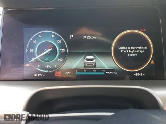 2022 Hyundai NEXO с VIN KM8J74A65NU022923, выставлен на аукционе Copart как лот 70907535 с пробегом 48 548 миль миль и Чистый • Clean title. История ставок и продаж доступна на DreamBid. Изображение 9.