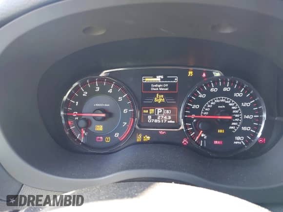 2018 Subaru WRX Limited с VIN JF1VA1L65J8820589, выставлен на аукционе IAAI как лот 43413679 с пробегом 78 517 миль миль и . История ставок и продаж доступна на DreamBid. Изображение 7.