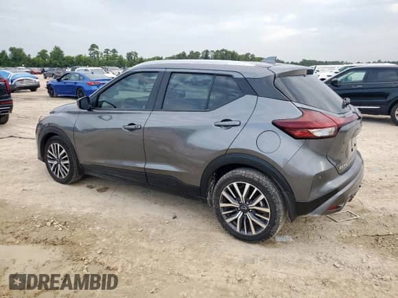 2024 Nissan Kicks SV z VIN 3N1CP5CV9RL473332, wystawiony jako Copart lot #64611975 z przebiegiem 57 693 mil mil oraz Szkoda całkowita • Salvage title. Historia ofert i sprzedaży dostępna na DreamBid. Obrazek 2.