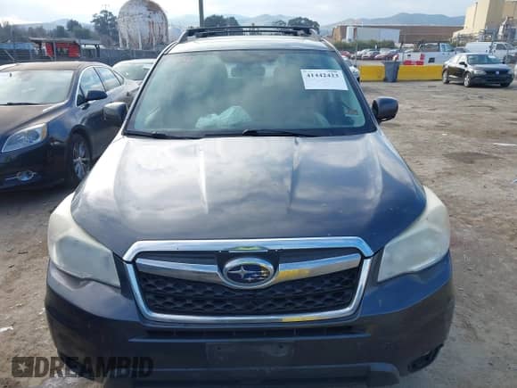 2014 Subaru Forester Premium with VIN JF2SJAEC4EH498762, listed as a IAAI auction lot 41442423 with 228,769 mi miles and . Bid and sale history available at DreamBid. Image 12.