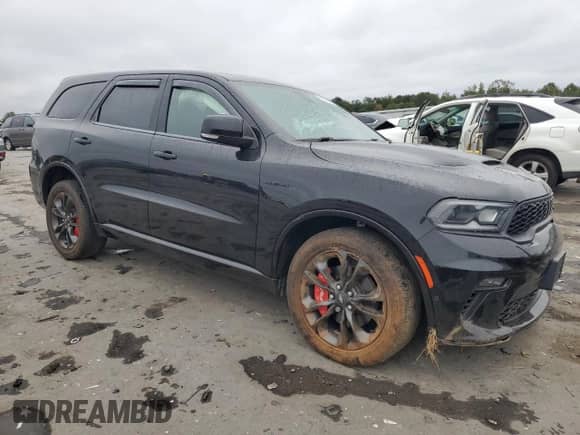2021 Dodge Durango R/T with VIN 1C4SDJCT7MC661991, listed as a Copart auction lot 71723405 with 71,583 mi miles and Salvage title. Bid and sale history available at DreamBid. Image 4.
